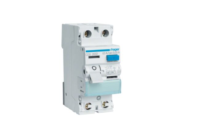 Proudový chránič 2 pól. 63 / 0,03 A, A,