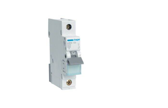 HAGER Jistič 20B/1 MBN120 6kA