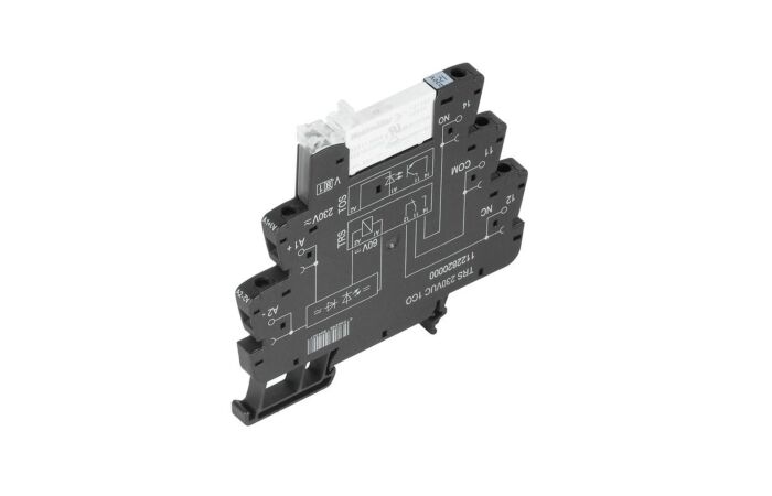 WEIDMÜLLER Relé TRS 24-230V UC zelená LED, usměrňovač, 1CO AU
