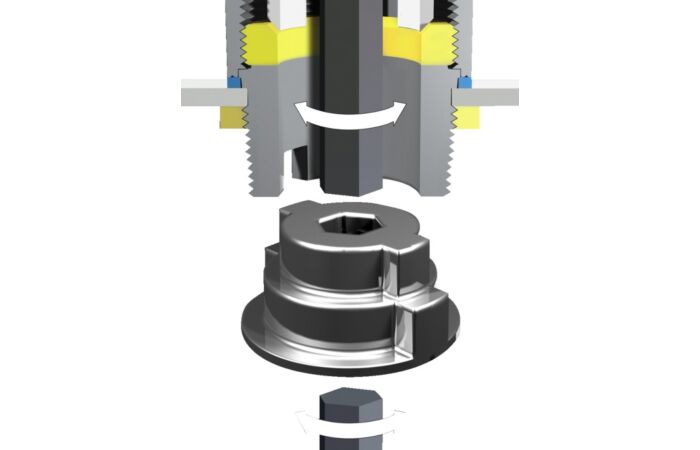 Adaptér pro montáž HD kabelových průchod