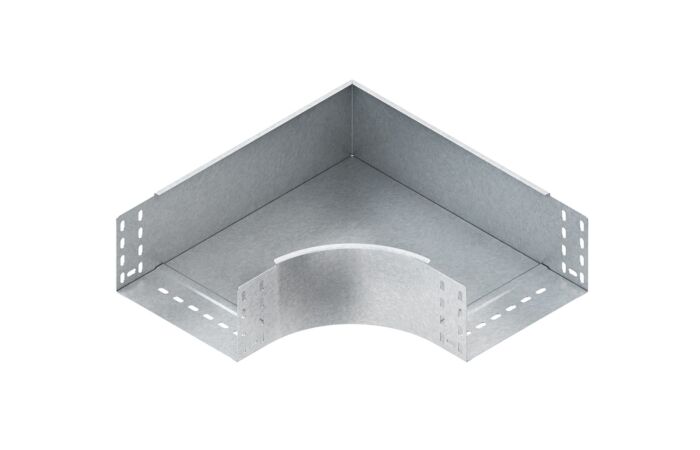 NIEDAX Koleno 90°, 110x502 mm, s bočnicemi bez děrování RES 110.500
