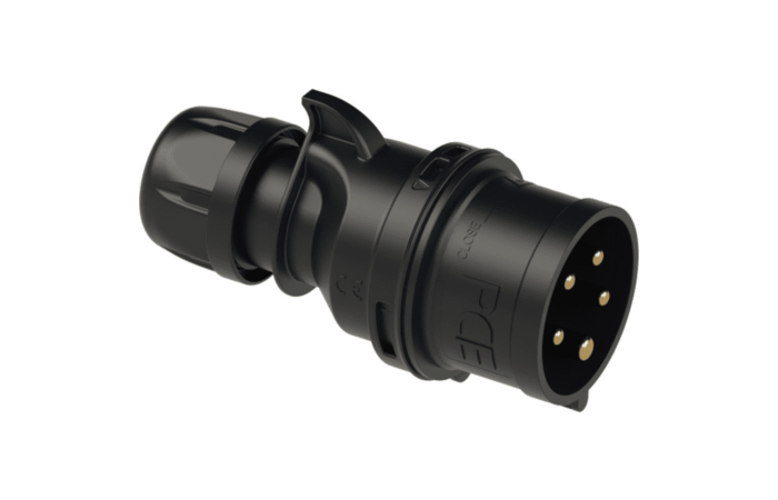 vidlice 5-pólová, 32A / 400V 6h, IP44, M