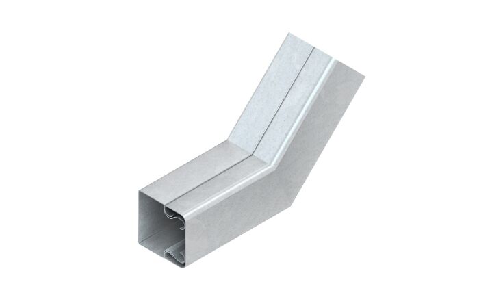 NIEDAX Vertikální roh 45° s víkem, 60x100 mm LUWB 60.100