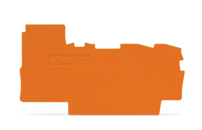 WAGO Bočnice 2002-7292 koncová a separátor 0,8mm, oranžová