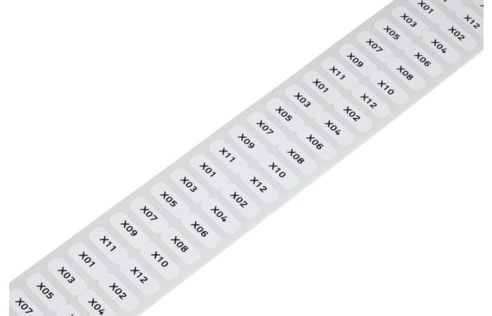 WAGO Etikety 210-805 pro smart termoprint 6x15mm bílá bez potisku trvale lepící 3000 etiket na cívce