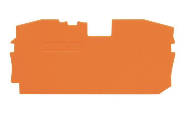 WAGO Přepážka 2016-1292 koncová, 1mm, oranžová