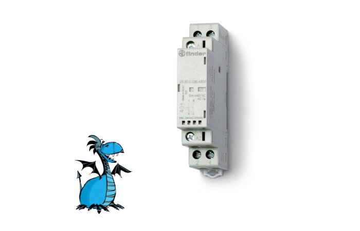 FINDER Stykač 22.32.0.230.4320, 2Z/25A, 230V AC/DC, AgSnO2