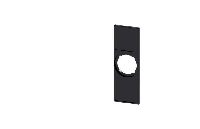 SIEMENS Držák štítku pro Spínač křížový, černá barva, pro velikost štítku 27 x 27 mm