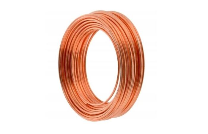 Drát uzemňovací, průměr 7 mm, materiál:měď