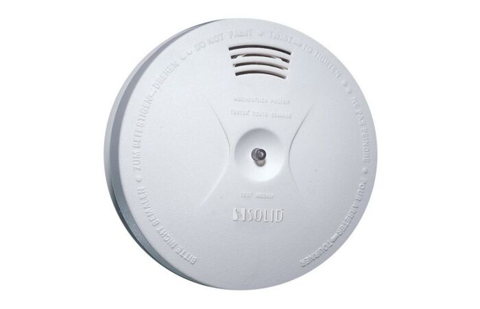 SOLIGHT Detektor 1D33 85dB kouře bílý včetně baterie 9V