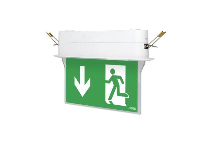MODUS Svítidlo nouzové ARROW P 1W LED BASIC IP41 1h , svítící při výpadku, bílé, univ. piktogram