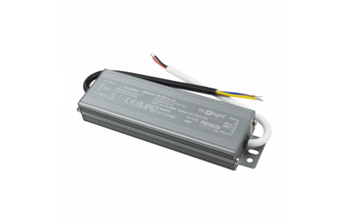 ECO LIGHT Zdroj LED PREMIUM 60W 24V DC IP67