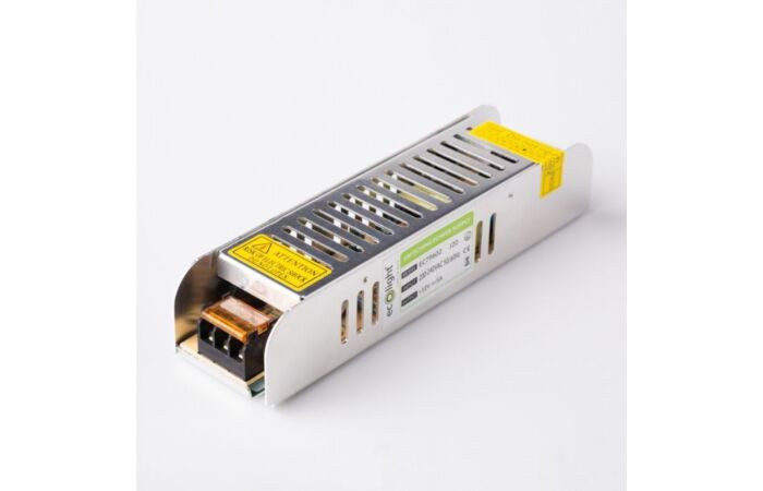 ECO LIGHT Zdroj LED 60W 12V 5A IP20 SLIM 160x40x32mm