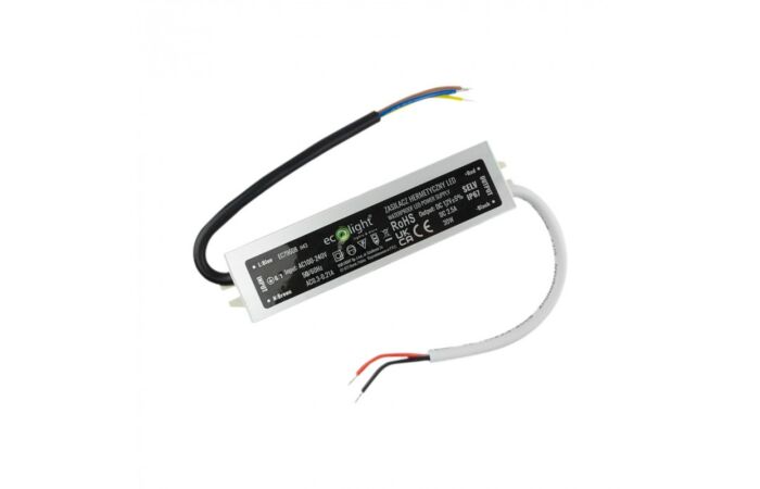 ECO LIGHT Zdroj LED 30W 12V 2.5A IP67 160x30x20mm