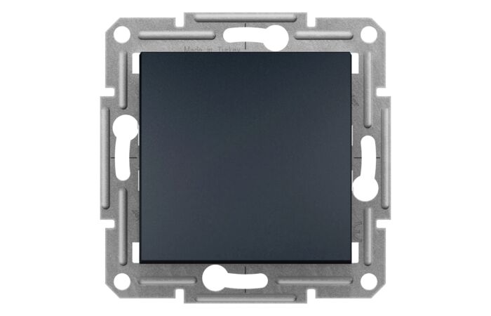 SCHNEIDER Asfora Spínač jednopólový ř.1, bezšroubový, antracit