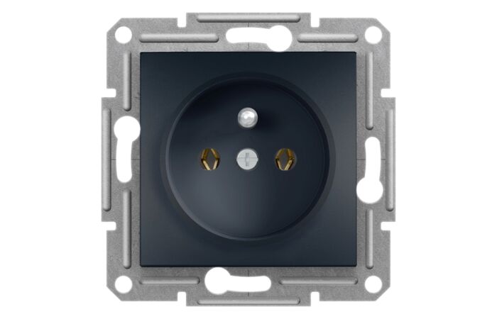 SCHNEIDER Asfora Zásuvka 2P+PE, antracit