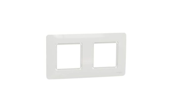 SCHNEIDER Rámeček Unica Studio Outline dvojnásobný, bílý