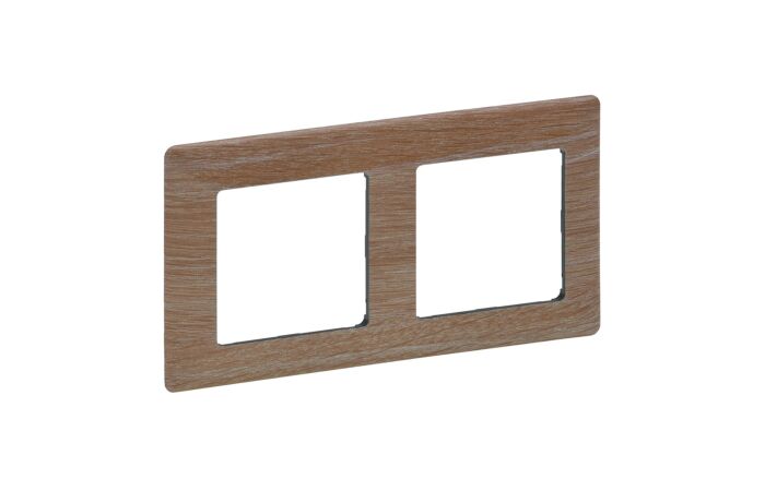 LEGRAND Rámeček VALENA LIFE 754182 dvojnásobný dřevo světlé