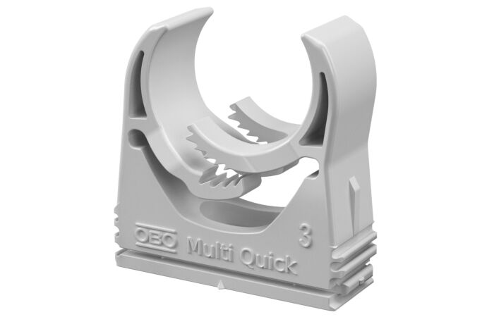 OBO BETTERMANN Příchytka Multi-Quick 25-28,5mm PA světle šedá