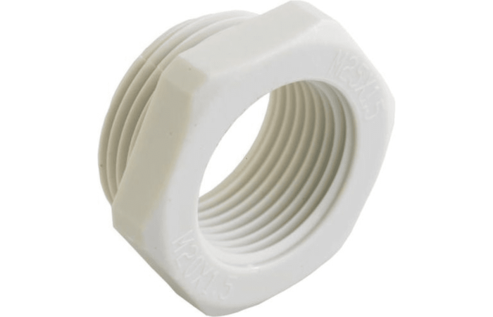 AGRO Redukce 3455.32.25 M32/M25 závitová šestihran světle šedá