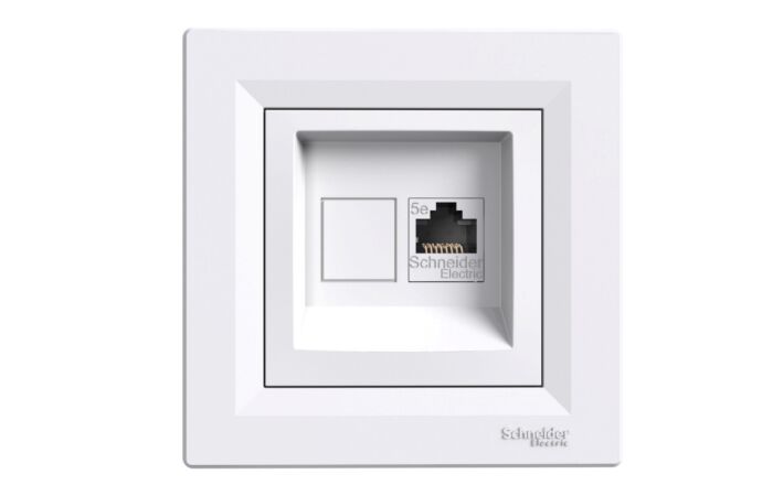SCHNEIDER Zásuvka Asfora datová RJ45 5e UTP bílá