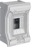 HAGER Skříň VECTOR II VE103L 3TE, průhledná dvířka, IP54