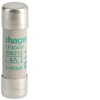 HAGER Pojistka LF404M, velikost 14x51, 4A aM, válcová (balení 10ks)