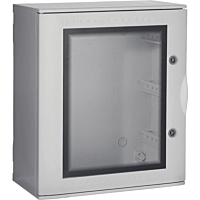 PEDRO Skříň VTR 03 OBLO 04623, 54TE s průhlednými dveřmi, velikost 03, IP65