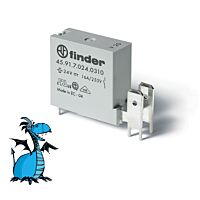 FINDER Relé 45.91.7.024.0310, 1Z/16A, 24V DC