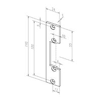 ASSAABLOY Lišta LRF110 zámková krátká 110x24mm
