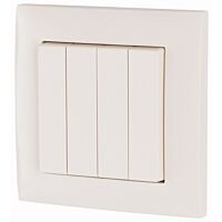 EATON Tlačítko CPAD-00/195 RF 8násobné včetně rámečku 55x55mm IP20 bílá lesk