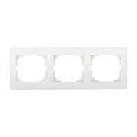 MOWION Rámeček LOGI 02-1480-002 trojnásobný horizontální bílý