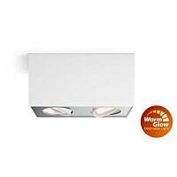 PHILIPS Svítidlo LED Box 2x4,5W 1000lm 2200K-2700K bodové IP20 bílá