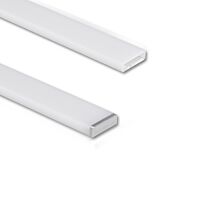 Profil AL 17/5mm PBA mléčný 1m komplet