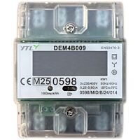 YTL Elektroměr DEM4B009 0,25-80A, třífázový, jednosazbový, CZ CEJCH + zpětná brzda