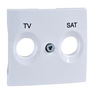 SCHNEIDER SDN3411221 Středový kryt TV/SAT, polar