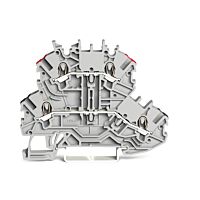 WAGO Svorka 2000-2201/352-000 dvoupatrová průchozí, šedá