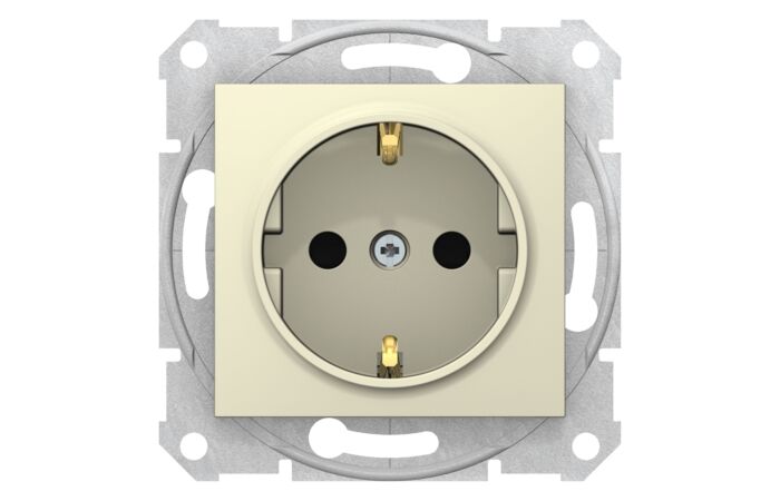 SCHNEIDER SDN3000147 Zásuvka schuko 2P+PE s dětský