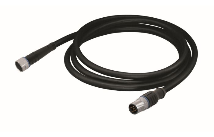 WAGO Kabel 756-5507/040-010 pro senzor / akční člen Zásuvka M8 přímá Zástrčka M12A přímá 1m