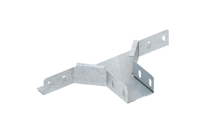 NIEDAX Montážní T-kus, 35x52 mm, s bočnicemi bez děrování RTAK 35.050