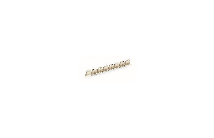 WAGO Zarážka 727-198 izolační 0,25 mm² „e“; 0,14–0,25 mm² „f“; 8 ks/pás; Světle šedá
