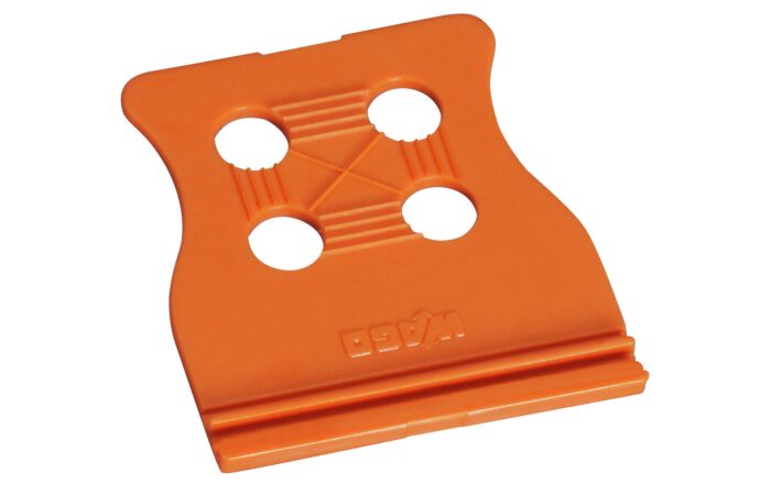 WAGO Podložka 734-229 pro odlehčení tahu pro pružinové svorkovnice a konektory s pájecími piny šířka 25 mm, oranžová