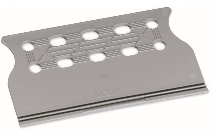 WAGO Podložka 734-431 pro odlehčení tahu pro pružinové svorkovnice a konektory s pájecími piny šířka 75 mm, šedá