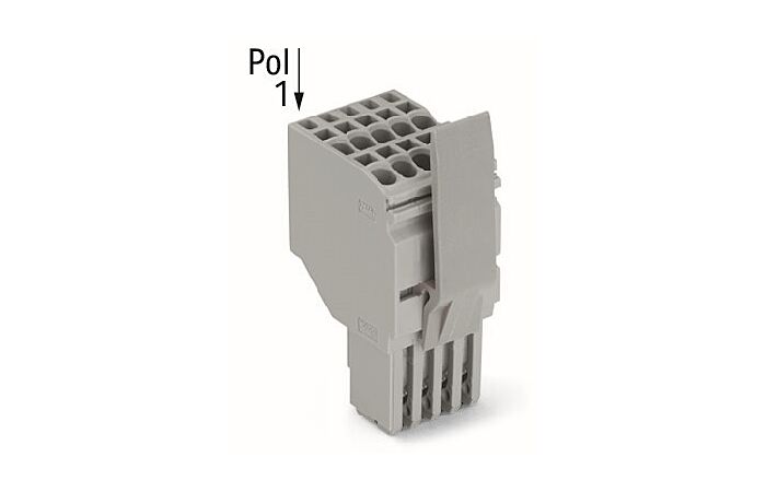 WAGO Svorka 2020-210/125-000 2vodičová pružinová Push-in CAGE CLAMP® 1,5 mm², šedá