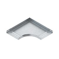 NIEDAX Koleno 90°, 35x102 mm, s bočnicemi bez děrování RES 35.100