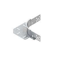 NIEDAX Montážní rohový kus, výška 60 mm, s bočnicemi bez děrování REK 60