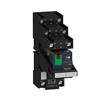 Miniaturní paticové relé + patice, 2V/Z,