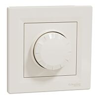 Otočný LED stmívač, 3-370W, krémová