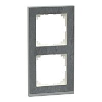Rámeček M-Pure Decor 2násobný Slate/Alu
