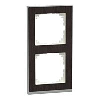Rámeček M-Pure Decor 2násobný Wenge/Alu